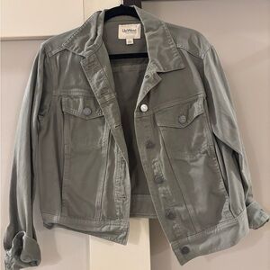 UpWest olive green denim jacket
